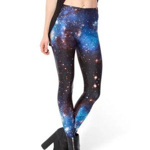 BlackMilk Galaxy Blue Leggings - Size S